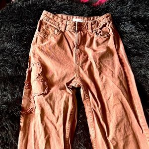 Pacsun red purple skin jeans